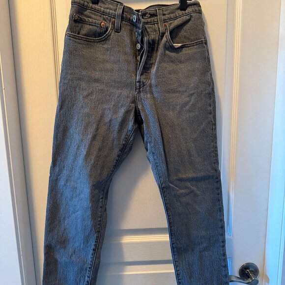 Levi's Black 501's Skinny jeans - Picture 3 of 7